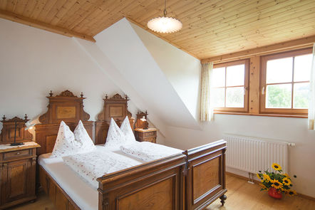 Ferienwohung Alpenrose Schlafzimmer